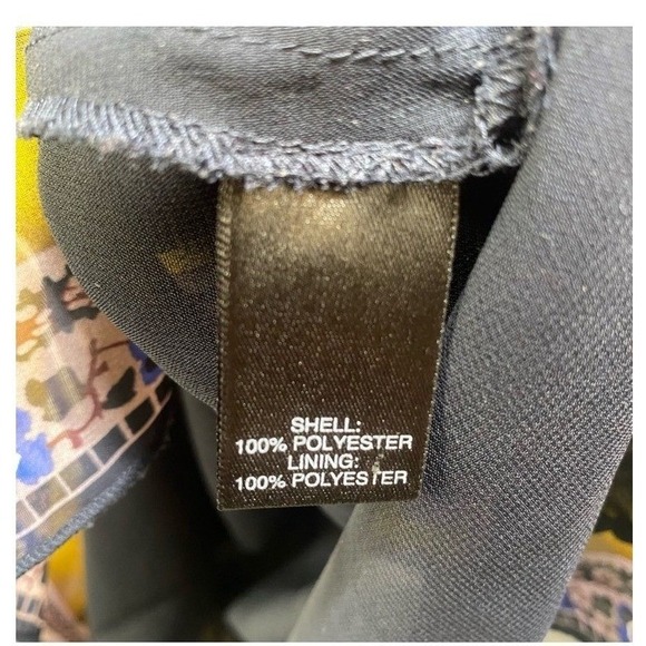 Fairy Grunge Purple Paisley Faux Wrap Boho Tunic Bell Sleeve Top Size 14/16 Y2k - Picture 9 of 9